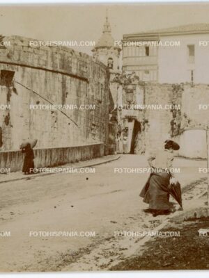 GUIPÚZCOA FUENTERRABÍA-HONDARRIBIA 002 PUERTA DE SANTA MARÍA 1902